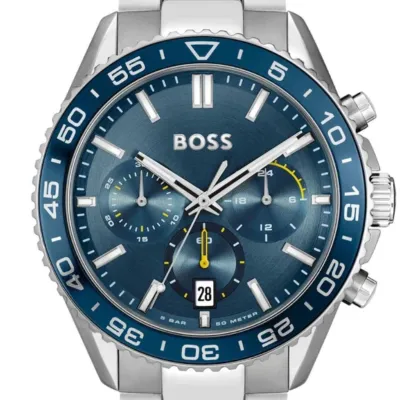 HUGO BOSS Runner Men Chronograph Wrist Watch